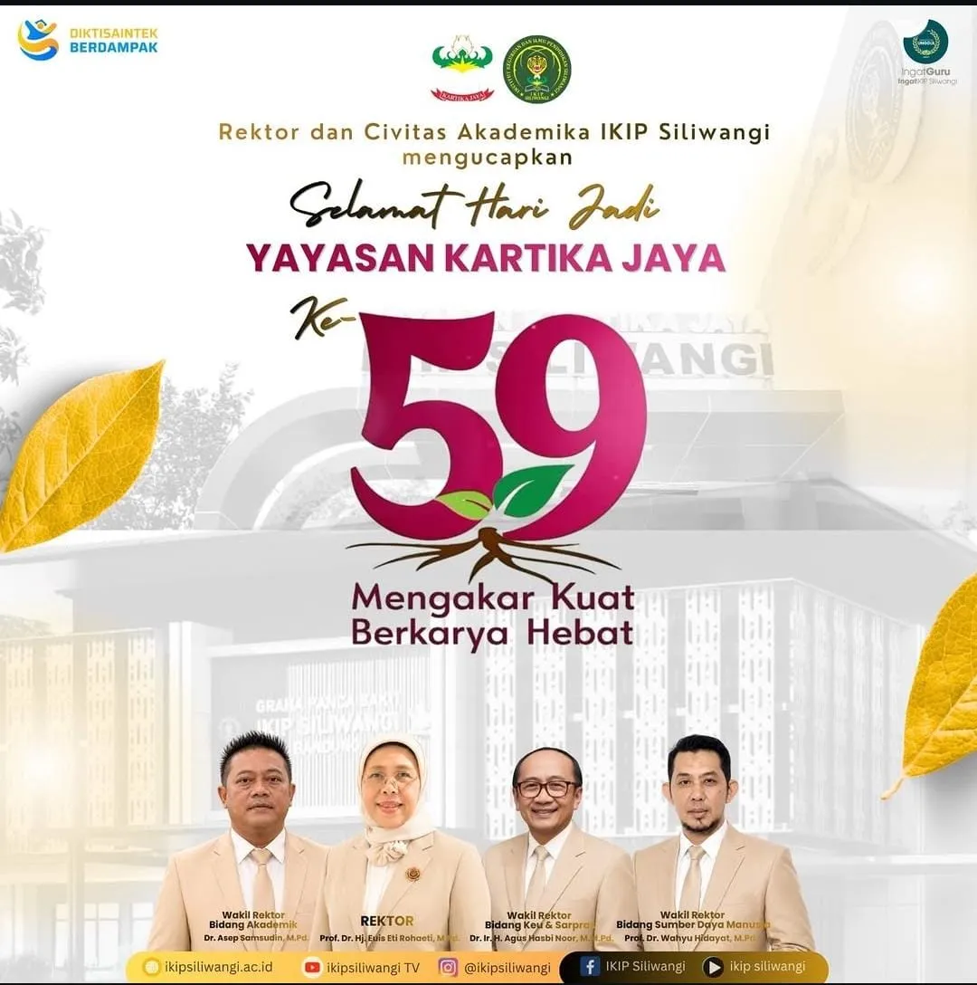 IKIP Siliwangi Sampaikan Apresiasi pada Hari Jadi ke-59 Yayasan Kartika Jaya