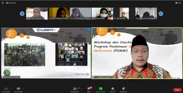 IKIP Siliwangi Menjadi Host dalam Workshop dan Coaching Clinic Proposal Program Pembinaan Mahasiswa Wirausaha (P2MW) 2022