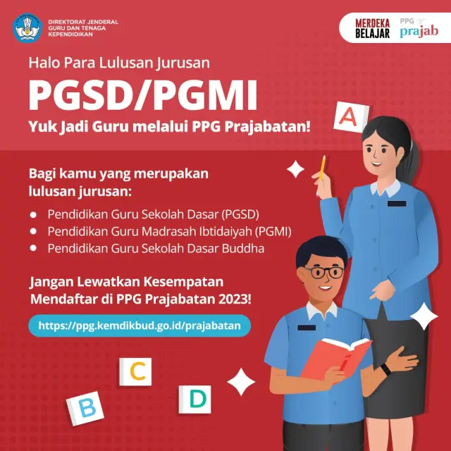 Pendaftaran PPG Prajabatan Tahun 2023 Telah Dibuka, Segera Mendaftar!