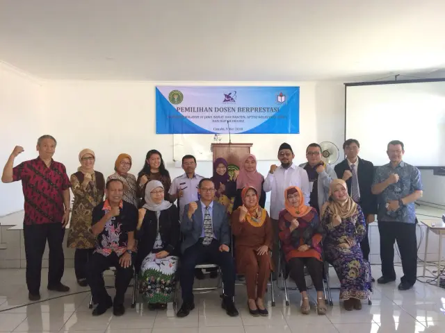 Pemilihan Dosen Berprestasi 2018 Tingkat Kopertis IV Aptisi Wil.IV Komisariat V