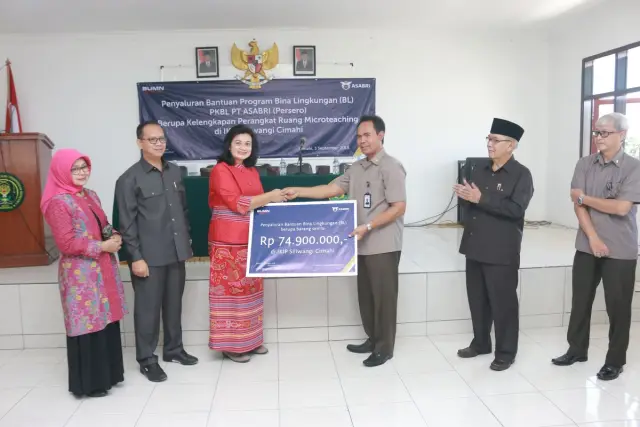 ASABRI salurkan Corporate Social Responsibility dalam Bentuk Laboratorium Microteaching