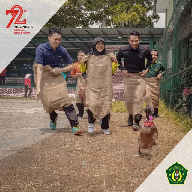 Gathering Civitas Akademika STKIP Siliwangi dalam Perayaan HUT ke-72 Republik Indonesia