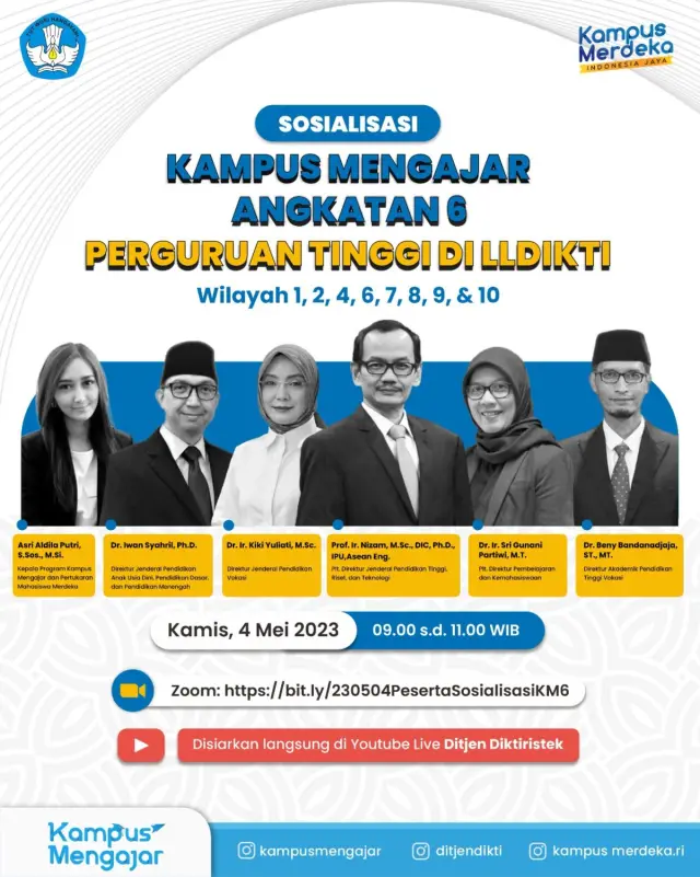 Kampus Mengajar Angkatan 6 Telah Dibuka, Segera Daftarkan Dirimu Paling Lambat 28 Mei 2023