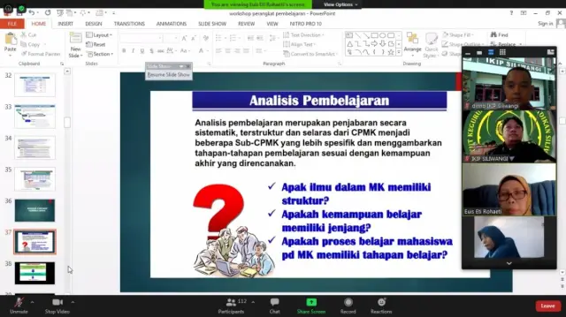 Workshop Penyusunan Perangkat Pembelajaran