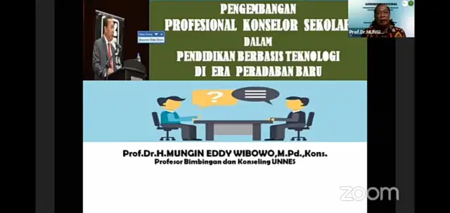 Program Studi Bimbingan dan Konseling Melaksanakan Seminar Nasional Daring tahun 2020