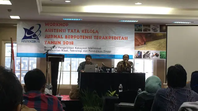 Workshop Asistensi Tata Kelola Jurnal Berpotensi Terakreditasi Tahun 2018