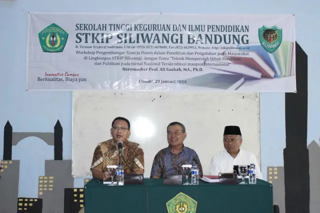 Tingkatkan Publikasi Ilmiah, STKIP Siliwangi Undang Prof. Ali Saukah, MA. Ph.D