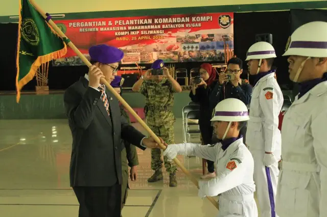 Rektor IKIP Siliwangi menjadi Anggota Kehormatan Menwa Mahawarman Batalyon VI