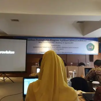 Pelatihan Peningkatan Program Aplikasi SIMLITABMAS Tanggal 21 Agustus 2015