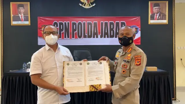 Perkuat Kerjasama, IKIP Siliwangi Tandatangani Kerjasama dengan SPN Polda Jabar Cisarua
