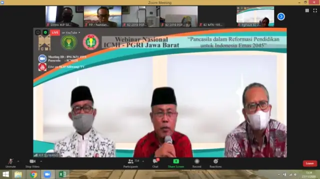 ICMI Jabar, PGRI Provinsi Jabar dan IKIP Siliwangi Gelar Webinar Nasional Bersama