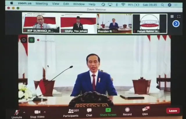 Presiden RI berikan Sambutan pada Konfrensi Rektor Se-Indonesia