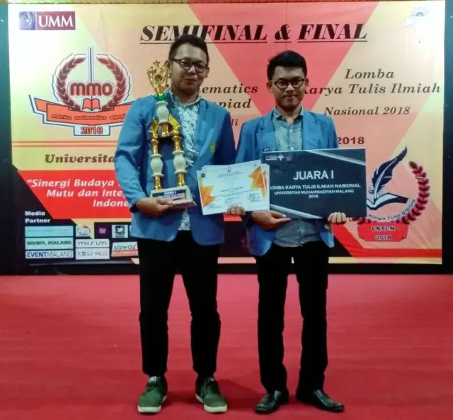 Mahasiswa Program Studi Pendidikan Matematika IKIP Siliwangi Menjadi Juara LKTI Tingkat Nasional 2018